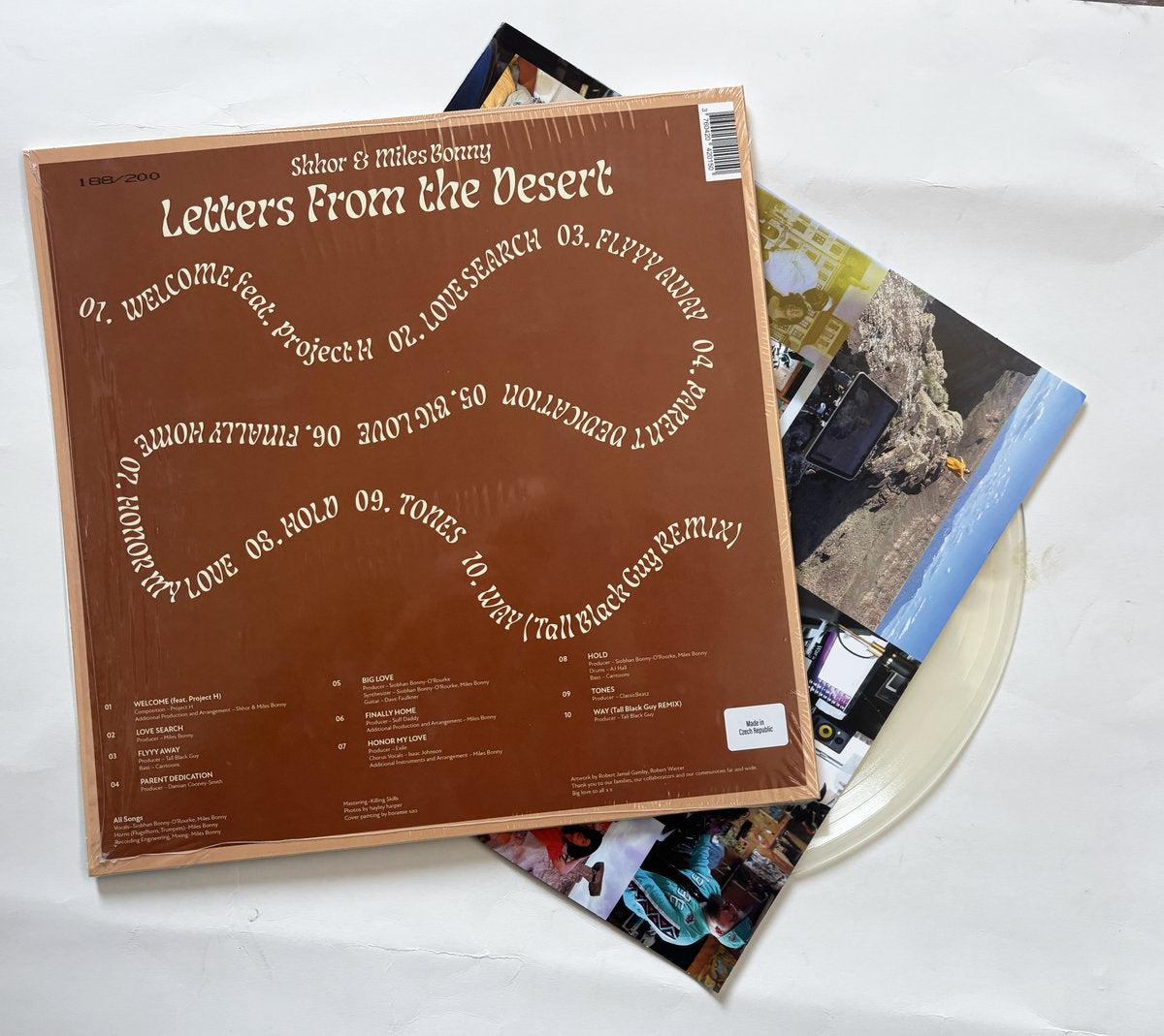 Shhor & Miles Bonny "Letters from The Desert" Full Length Vinyl Record LP