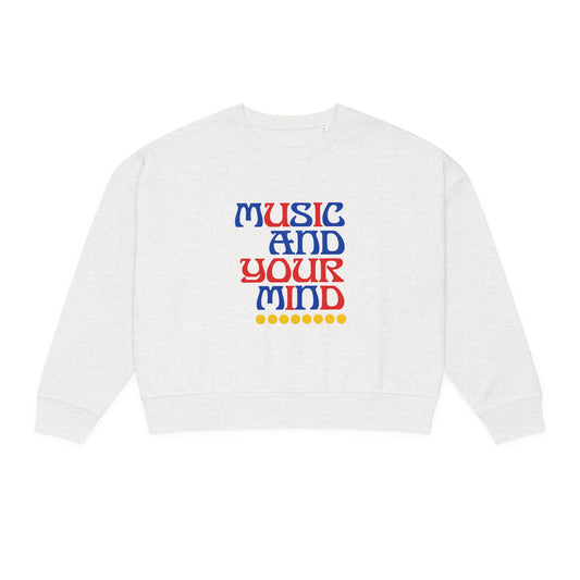 Helen Bonny "MUSIC AND YOUR MIND" Short Sweatshirt